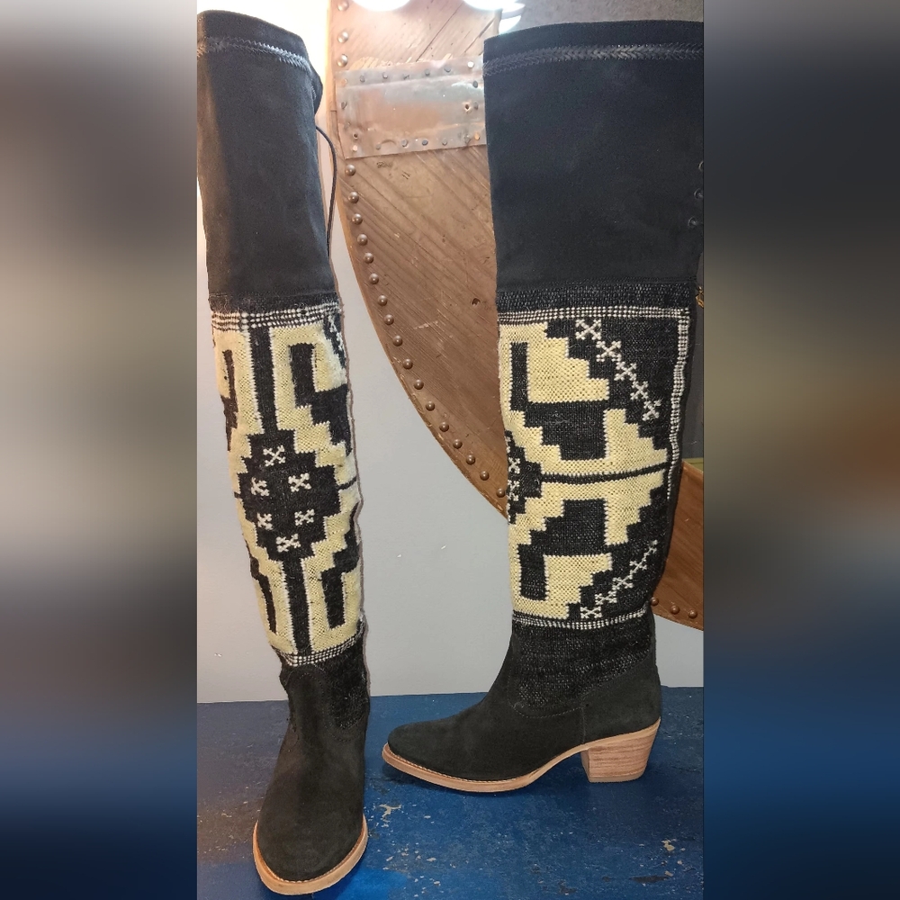 Cobra society thigh-high boots